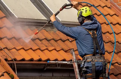 Démoussage et hydrofuge de toiture à Maromme